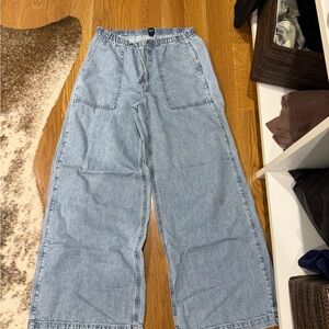 GAP misrise ultra soft easy baggy jeans